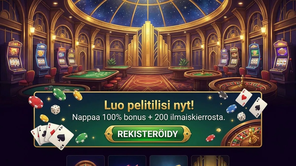 Rekisteröidy bonuksella
